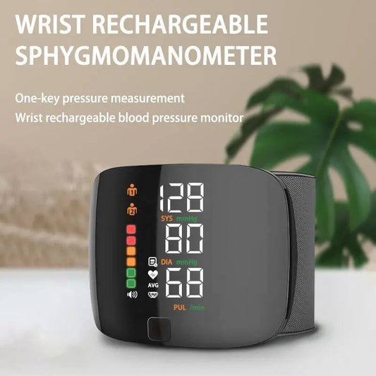 Korean Digital Rechargeable Wrist Blood Pressure Monitor