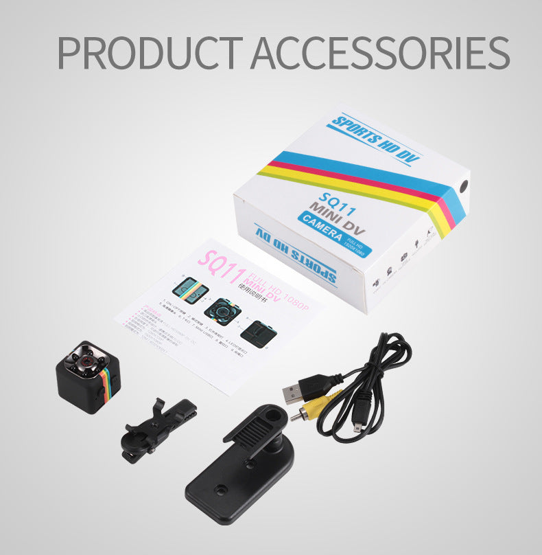 SQ11 HD 1080P DV mini camera, infrared night vision
